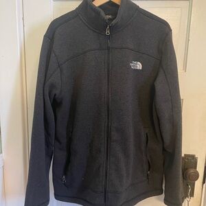 North Face Dark Grey Fleece Jacket